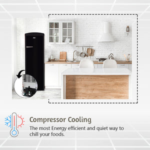 ConServ 11.12-cu ft Freezerless Refrigerator ( Black )