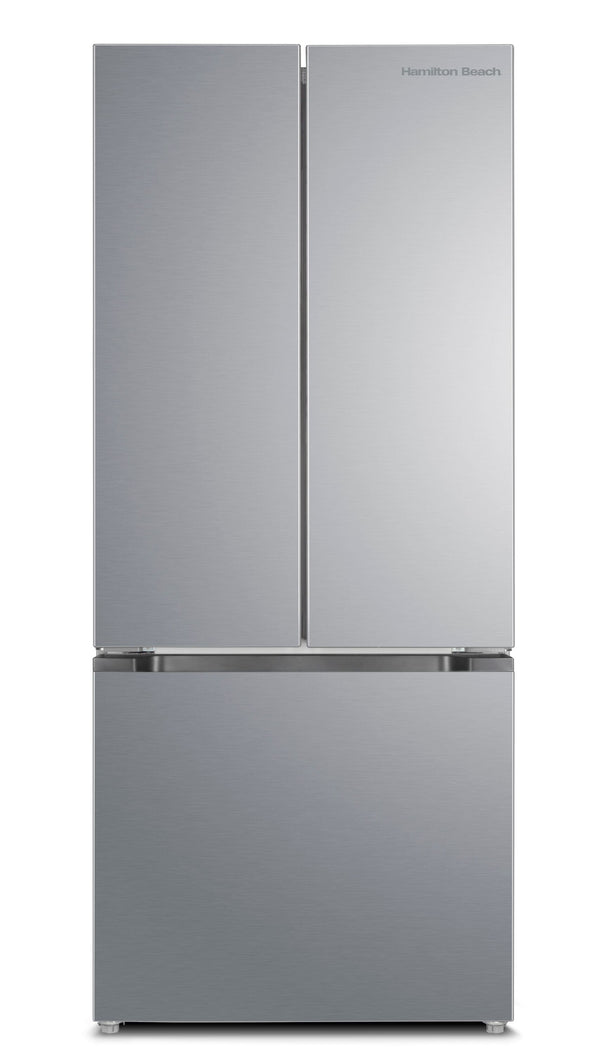Hamilton Beach Counter-Depth 17.7-cu ft 3 -Door French Door Refrigerator ( Stainless )