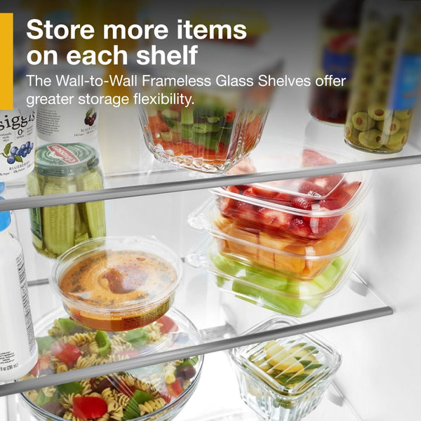 Whirlpool 24.5-cu ft Side-by-Side Refrigerator with Ice Maker ,Water and Ice Dispenser ( White )