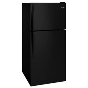 Whirlpool 18.2-cu ft Top-Freezer Refrigerator with Ice Maker ( Black )