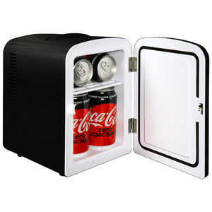 Coca-Cola Coke Zero 6 Can Portable 4L Cooler/Warmer 0.14-cu ft ( Black, Red )