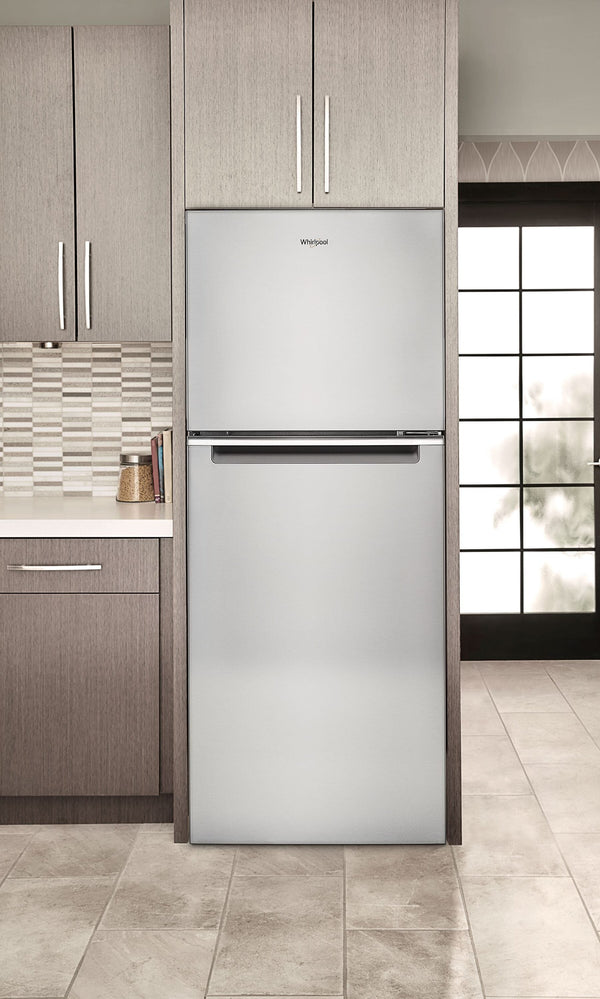 Whirlpool 11.6-cu ft Counter-Depth Top-Freezer Refrigerator ( Fingerprint Resistant Stainless Steel )