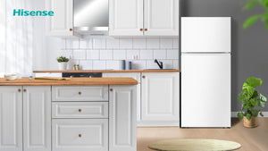 Hisense 18-cu ft Top-Freezer Refrigerator ( White ) Garage Ready ENERGY STAR Certified