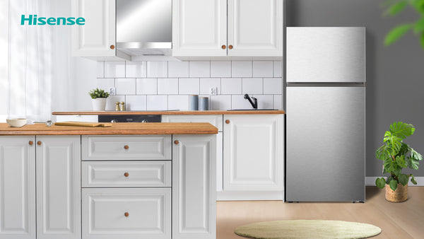 Hisense Top Mount 18-cu ft Top-Freezer Refrigerator ( Stainless Steel ) Garage Ready ENERGY STAR Certified