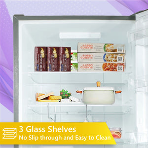 Equator Advanced Appliances 10.8-cu ft Standard-Depth Bottom-Freezer Refrigerator Stainless Steel ) Garage Ready ENERGY STAR Certified