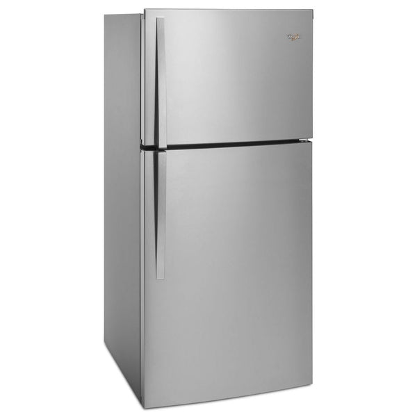 Whirlpool 19.1-cu ft Top-Freezer Refrigerator ( Fingerprint Resistant Metallic Steel )