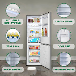 Equator Advanced Appliances 11.50-cu ft Standard-Depth Bottom-Freezer Refrigerator Stainless steel ) ENERGY STAR Certified