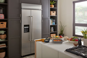 KitchenAid 5.2-cu ft Built-In Mini Fridge ( Stainless Steel )