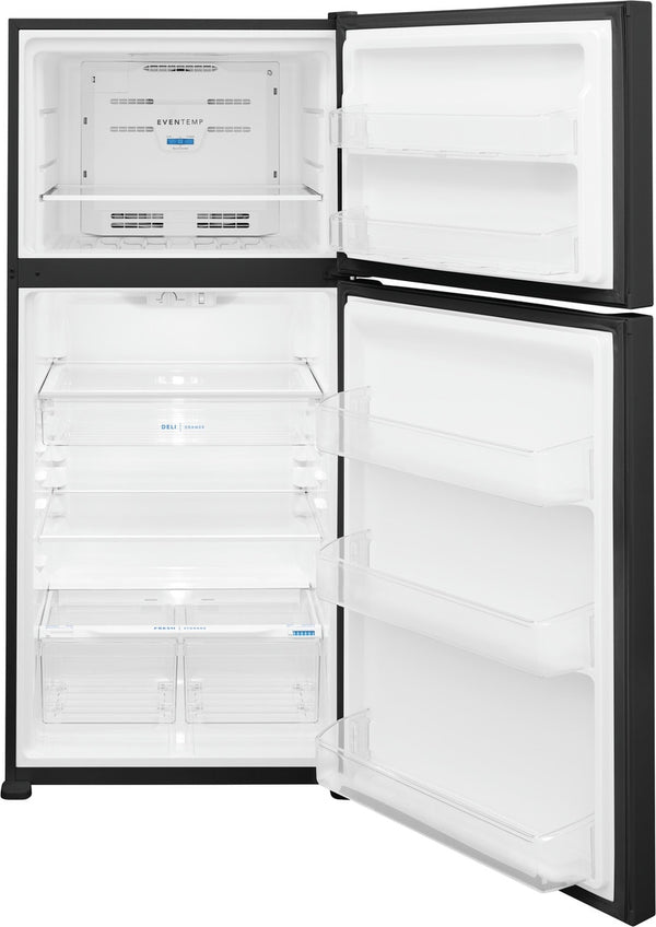 Frigidaire 20.0-cu ft Top-Freezer Refrigerator ( Black ) Garage Ready ENERGY STAR Certified