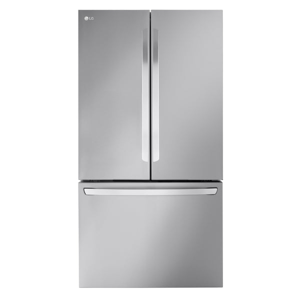 LG Standard-Depth 31.7-cu ft 3 -Door Smart Compatible French Door Refrigerator with Ice Maker with Water Dispenser ( PrintProof Stainless Steel ) ENERGY STAR Certified