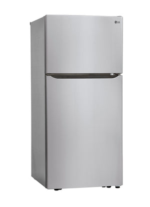 LG 20.2-cu ft Top-Freezer Refrigerator ( Stainless Steel ) ENERGY STAR Certified