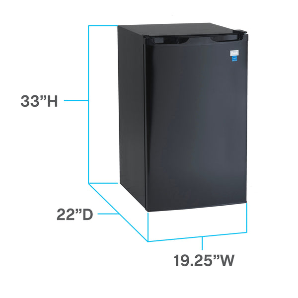 Avanti 4.4-cu ft Mini Fridge ( Black ) ENERGY STAR