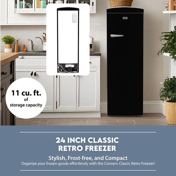 ConServ 11.12-cu ft Freezerless Refrigerator ( Black )