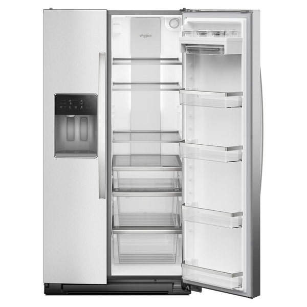 Whirlpool 28.7-cu ft Side-by-Side Refrigerator with Ice Maker ,Water and Ice Dispenser ( Fingerprint Resistant Stainless Finish )