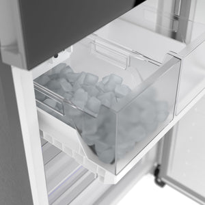 Bosch 800 Series 13-cu ft Counter-Depth Built-In Bottom-Freezer Refrigerator with Ice Maker ( Black ) ENERGY STAR Certified