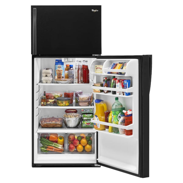 Whirlpool 14.3-cu ft Top-Freezer Refrigerator ( Black )