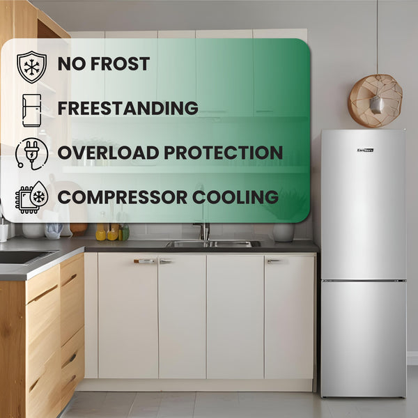 Equator Advanced Appliances 11.50-cu ft Standard-Depth Bottom-Freezer Refrigerator Stainless steel ) ENERGY STAR Certified