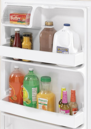 GE 16.6-cu ft Top-Freezer Refrigerator ( Bisque ) ENERGY STAR Certified