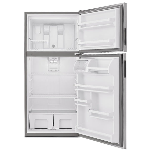 Amana 18.2-cu ft Top-Freezer Refrigerator ( Stainless Steel )