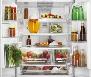 KitchenAid Standard-Depth 19.7-Cu. Feet 3 -Door French Door Refrigerator with Ice Maker with water dispenser ( Black Stainless Steel with PRINTSHIELD Finish )