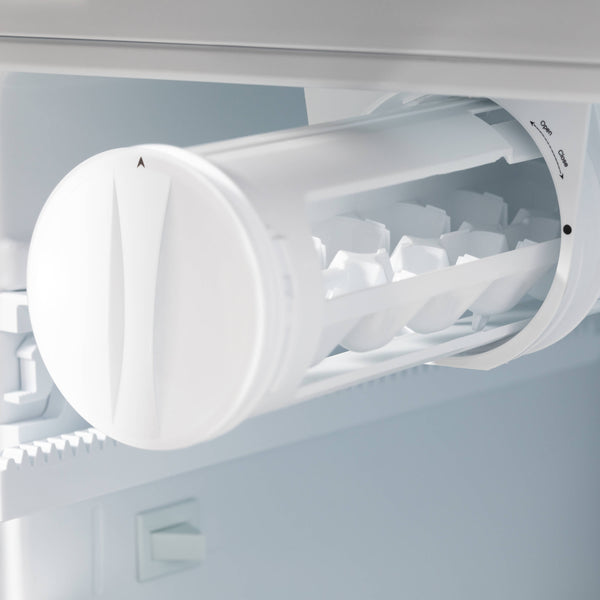 ZLINE KITCHEN & BATH Counter-Depth 22.5-cu ft 4 -Door French Door Refrigerator with Ice Maker with Ice Dispenser ( Fingerprint Resistant Black Stainless Steel with Polished Gold accent Handles ) ENERGY STAR Certified