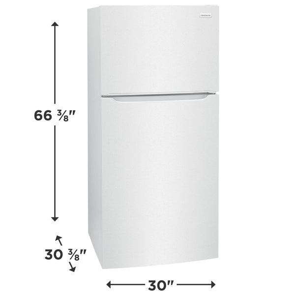 Frigidaire 18.3-cu ft Top-Freezer Refrigerator ( White ) Garage Ready