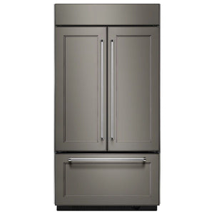 KitchenAid Standard-Depth 24.2-cu ft 3 -Door Built-In French Door Refrigerator with Ice Maker ( Panel Ready ) ENERGY STAR Certified