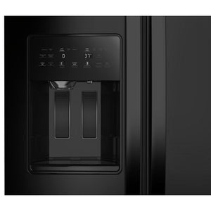 Whirlpool 28.7-cu ft Side-by-Side Refrigerator with Ice Maker ,Water and Ice Dispenser ( Black )