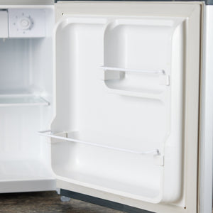 BLACK+DECKER 1.7-cu ft Mini Fridge with Freezer ( Stainless look ) ENERGY STAR