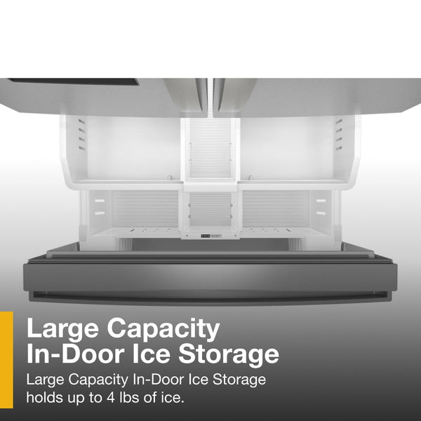 Whirlpool Standard-Depth 29.58-cu ft 3 -Door French Door Refrigerator with Ice Maker with Water and Ice Dispenser ( Fingerprint Resistant Stainless Finish ) ENERGY STAR Certified