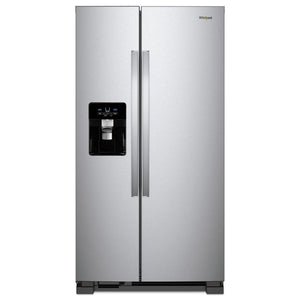 Whirlpool 24.5-cu ft Side-by-Side Refrigerator with Ice Maker ,Water and Ice Dispenser ( Fingerprint Resistant Stainless Steel )