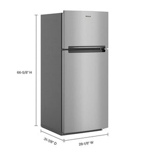 Whirlpool 16.3-cu ft Top-Freezer Refrigerator ( Stainless Steel )