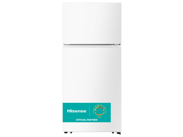 Hisense 18-cu ft Top-Freezer Refrigerator ( White ) Garage Ready ENERGY STAR Certified