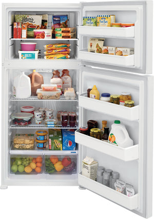 Frigidaire 18.3-cu ft Top-Freezer Refrigerator ( White ) Garage Ready