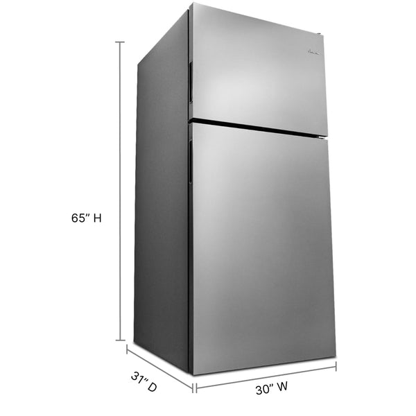 Amana 18.2-cu ft Top-Freezer Refrigerator ( Stainless Steel )