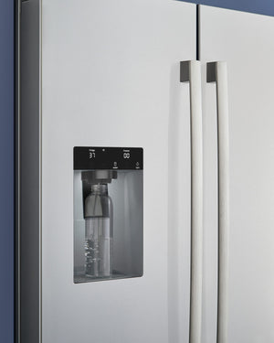 Bosch Standard-Depth 500 Series 26-cu ft 3 -Door Smart Compatible French Door Refrigerator with Ice Maker with Water and Ice Dispenser ( Stainless Steel ) ENERGY STAR Certified