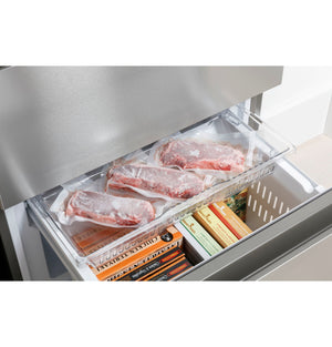 Haier Counter-Depth 14.5-cu ft 4 -Door French Door Refrigerator Optional (sold separately) ( Stainless Steel )