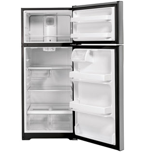 GE 16.6-cu ft Top-Freezer Refrigerator ( Stainless Steel ) ENERGY STAR Certified