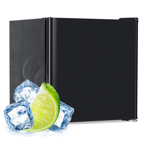 Jeremy Cass 1.6-cu ft Mini Fridge with Freezer ( Black ) ENERGY STAR