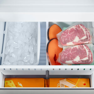 Cosmo Counter-Depth 17.5-cu ft 3 -Door French Door Refrigerator with Ice Maker ( Stainless Steel ) ENERGY STAR Certified