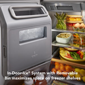 KitchenAid Standard-Depth 26.2-cu ft 4 -Door French Door Refrigerator with Ice Maker with Water and Ice Dispenser ( PrintShield Stainless )