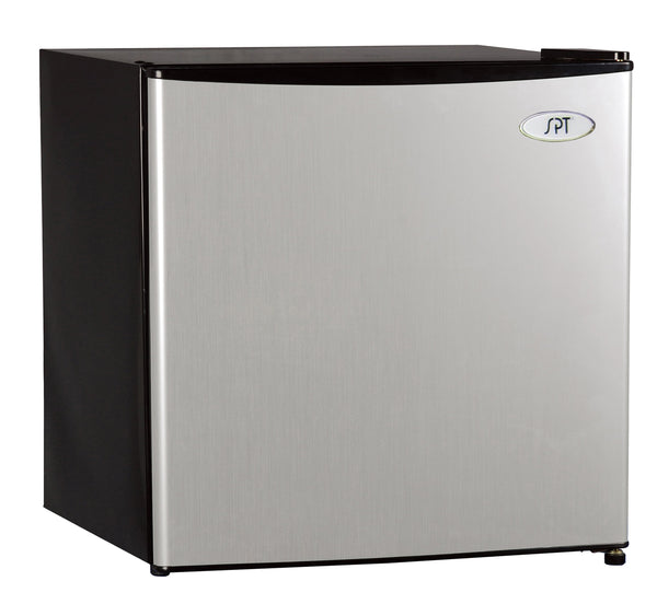 SPT 1.7-cu ft Mini Fridge with Freezer ( Stainless steel )