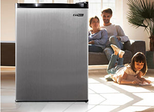 ConServ 4.5-cu ft Mini Fridge ( Stainless Steel )