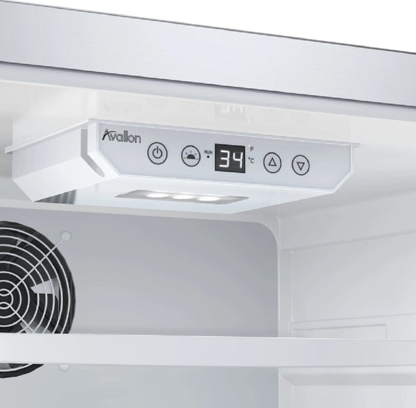 Avallon 3.35-cu ft Mini Fridge ( Stainless Steel )