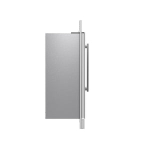 FORNO Rizzuto 27.6-cu ft Counter-Depth Side-by-Side Refrigerator ( Stainless steel ) ENERGY STAR Certified