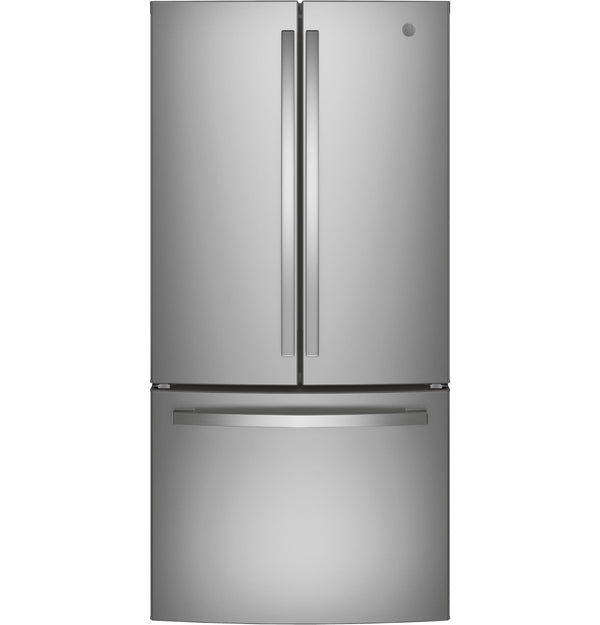 GE Standard-Depth 24.8-cu ft 3 -Door French Door Refrigerator with Ice Maker with Water Dispenser ( Stainless Steel ) ENERGY STAR Certified