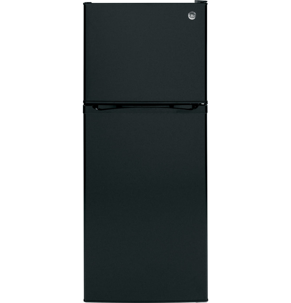 GE 11.55-cu ft Counter-Depth Top-Freezer Refrigerator ( Black ) ENERGY STAR Certified