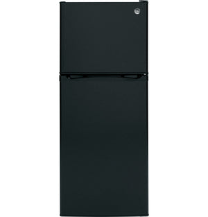 GE 11.55-cu ft Counter-Depth Top-Freezer Refrigerator ( Black ) ENERGY STAR Certified