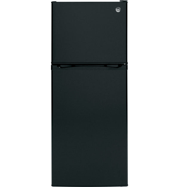 GE 11.55-cu ft Counter-Depth Top-Freezer Refrigerator ( Black ) ENERGY STAR Certified