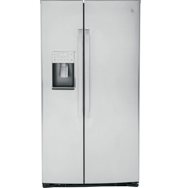 GE Profile 25.3-cu ft Side-by-Side Refrigerator with Ice Maker ,Water and Ice Dispenser ( Stainless Steel ) ENERGY STAR Certified
